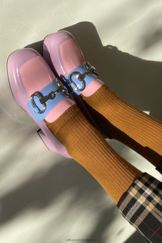 il Jeffrey Campbell תלמיד-2 משאבת פלטפורמה נשים משולבת טפיחת עטיפה ורוד לילך NN6N61263