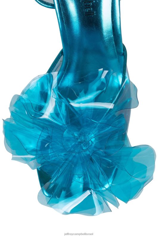 il Jeffrey Campbell לא-2-התרברבות סנדל עם עקבים נשים כחול כחול שקוף NN6N61498