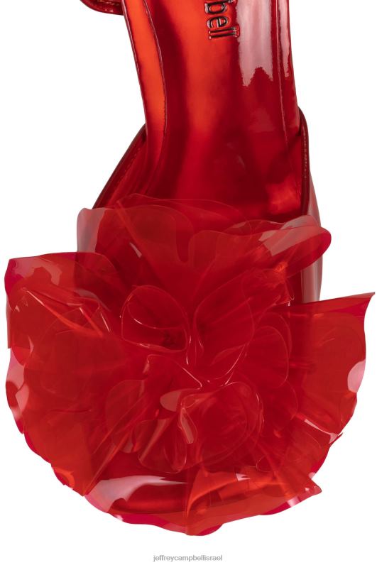 il Jeffrey Campbell לא-2-התרברבות סנדל עם עקבים נשים אדום צלול אדום NN6N61500