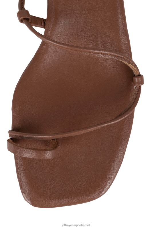 il Jeffrey Campbell אגת-2 סנדל עם עקבים נשים חום NN6N61597