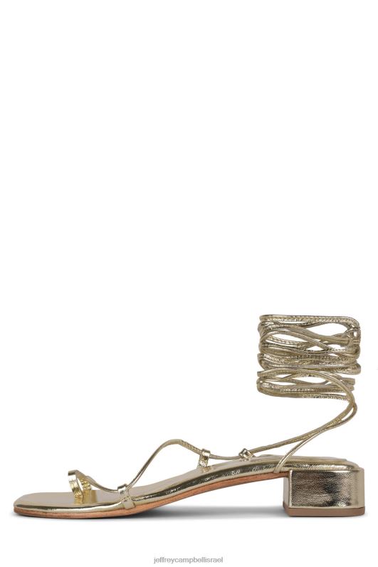 il Jeffrey Campbell אגת-2 סנדל עם עקבים נשים זהב NN6N61598