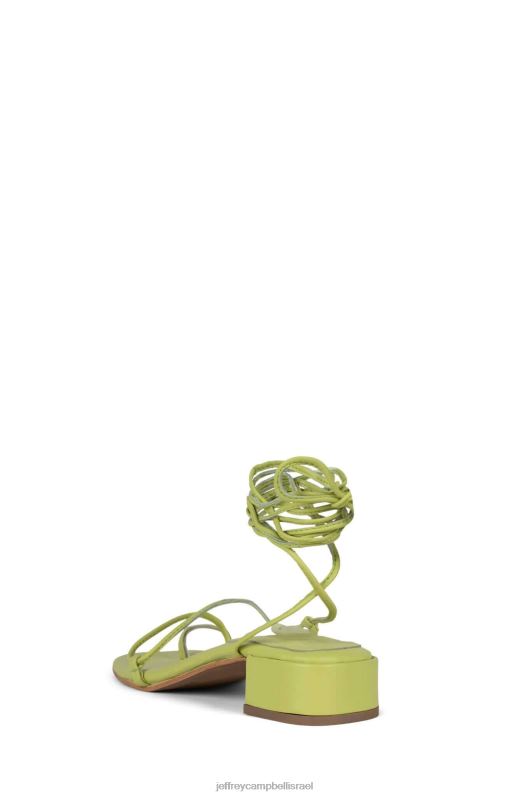 il Jeffrey Campbell אגת-2 סנדל עם עקבים נשים ירקרק NN6N61599