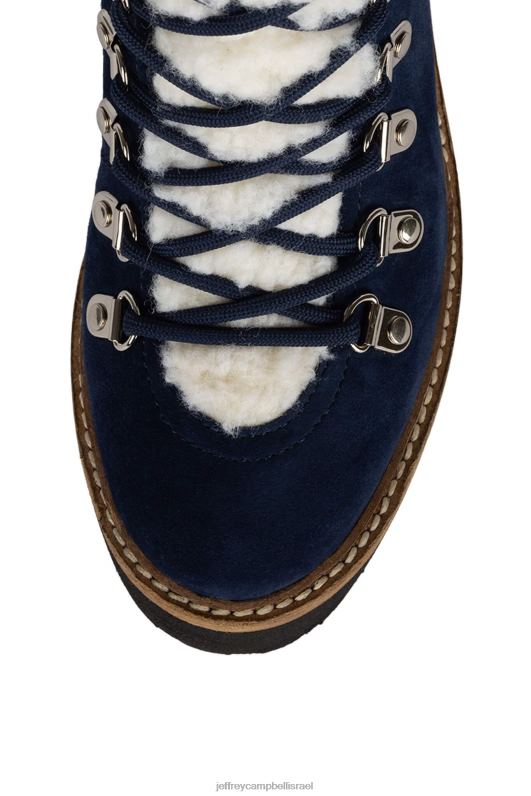 il Jeffrey Campbell מה-2 מגפי קרסול נשים שנהב זמש כהה NN6N6369