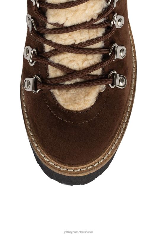 il Jeffrey Campbell מה-2 מגפי קרסול נשים זמש חום טבעי NN6N6370