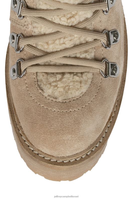 il Jeffrey Campbell מה-2 מגפי קרסול נשים דבש שנהב זמש קרח NN6N6473