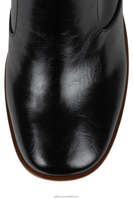 il Jeffrey Campbell מקסיקו-2 מגפי קרסול נשים שחור מבריק NN6N6578