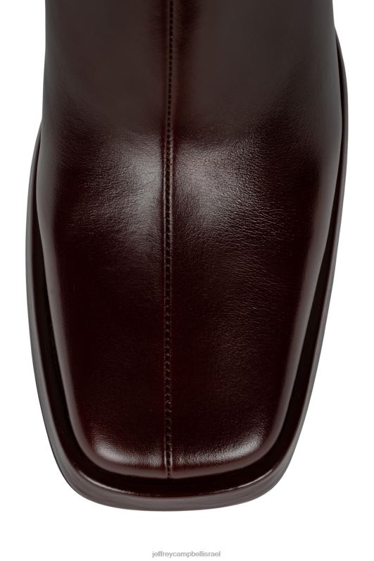 il Jeffrey Campbell מקסימום-2 מגפיים מברך עד ירך נשים חום מבריק NN6N6687