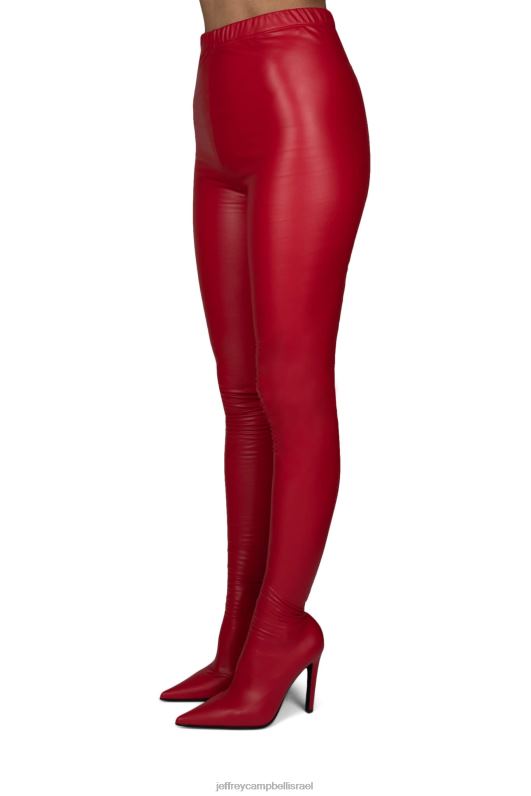 il Jeffrey Campbell 2 באחד מגפיים מברך עד ירך נשים מתיחה אדומה NN6N6782