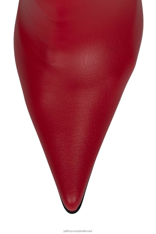 il Jeffrey Campbell 2 באחד מגפיים מברך עד ירך נשים מתיחה אדומה NN6N6782
