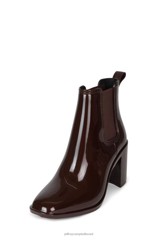 il Jeffrey Campbell הוריקן 2 מגפי קרסול נשים חום מבריק NN6N6895