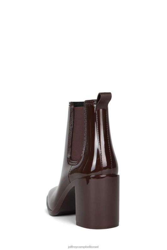 il Jeffrey Campbell הוריקן 2 מגפי קרסול נשים חום מבריק NN6N6895