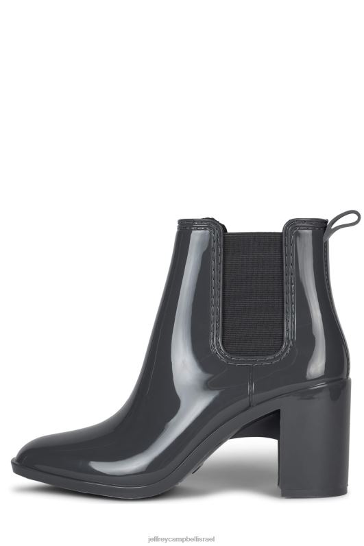 il Jeffrey Campbell הוריקן 2 מגפי קרסול נשים אפור מבריק NN6N6896