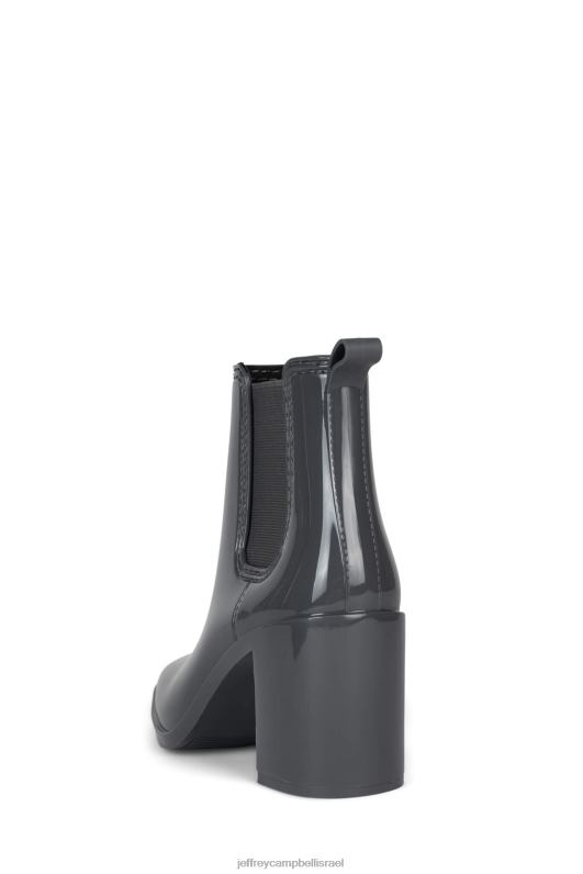 il Jeffrey Campbell הוריקן 2 מגפי קרסול נשים אפור מבריק NN6N6896