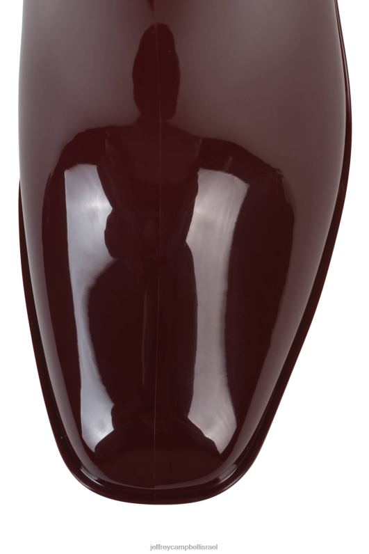 il Jeffrey Campbell הוריקן 2 מגפי קרסול נשים יין מבריק NN6N6899