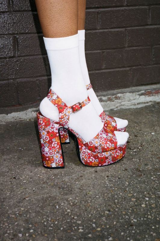 il Jeffrey Campbell קיץ-3 סנדל פלטפורמה נשים רב פרחוני NN6N61007