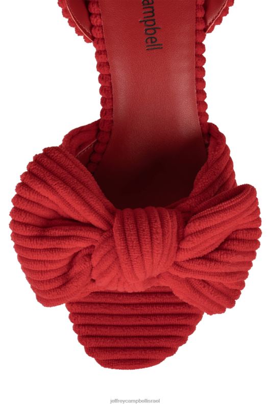 il Jeffrey Campbell פִּיקנִיק סנדל פלטפורמה נשים מגבת פסים אדומים NN6N61006