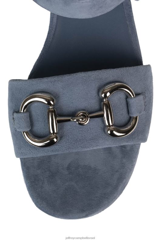 il Jeffrey Campbell נִצחִי סנדל פלטפורמה נשים כסף זמש כחול מאובק NN6N61009