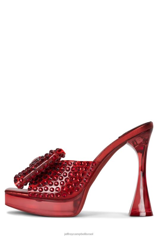 il Jeffrey Campbell ג'מינה סנדל פלטפורמה נשים שילוב אדום NN6N61018