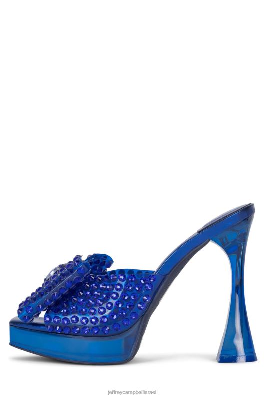 il Jeffrey Campbell ג'מינה סנדל פלטפורמה נשים משולבת כחול NN6N61019