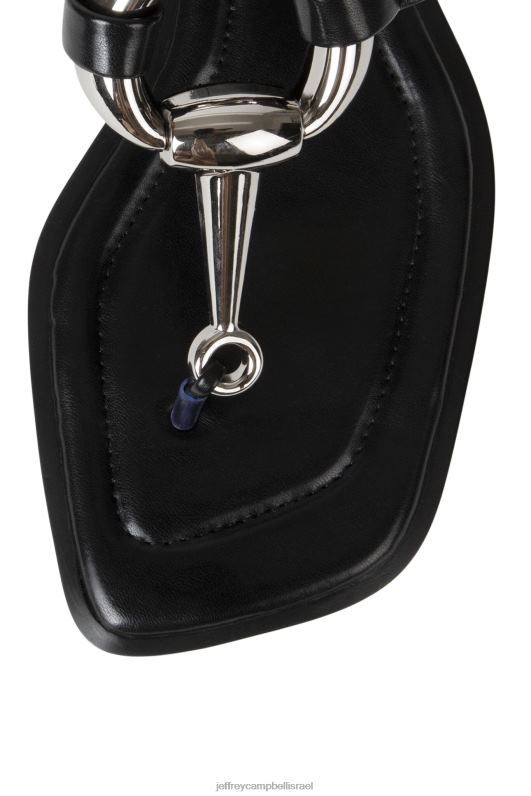 il Jeffrey Campbell מטאלה סנדלים נשים כסף שחור NN6N6101