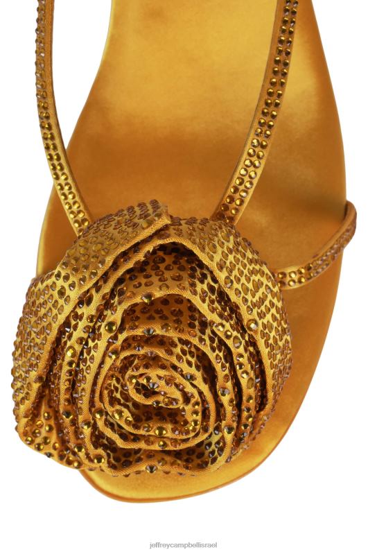 il Jeffrey Campbell מגמת טרנדים סנדל פלטפורמה נשים צהוב סאטן צהוב NN6N61021