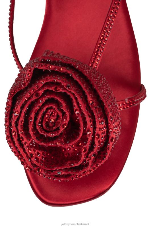 il Jeffrey Campbell מגמת טרנדים סנדל פלטפורמה נשים אדום סאטן אדום NN6N61022