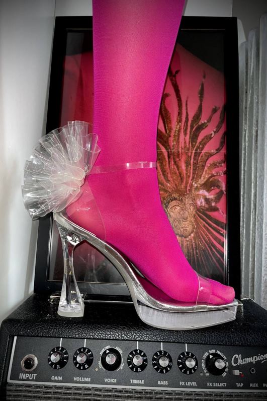 il Jeffrey Campbell חולם סנדל פלטפורמה נשים כסף שקוף NN6N61023