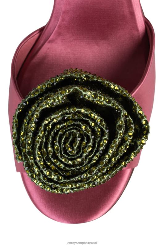 il Jeffrey Campbell פרזיה סנדל פלטפורמה נשים סאטן חום ורוד NN6N61024