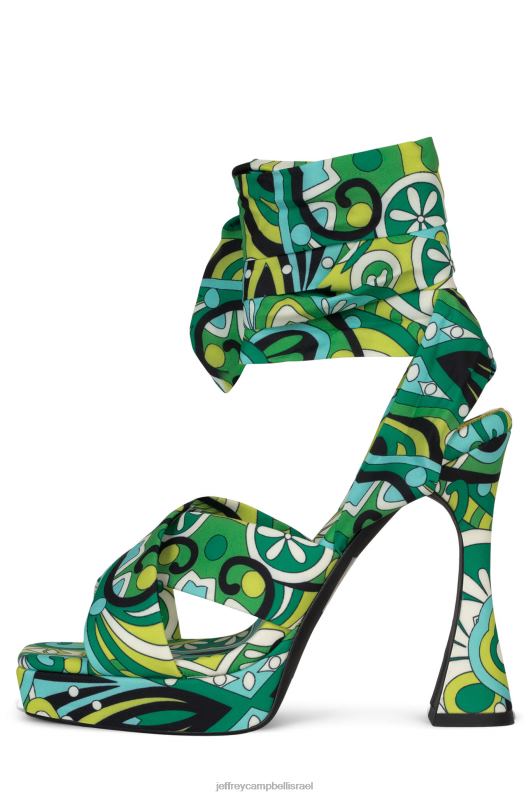 il Jeffrey Campbell מוּרכָּבוּת סנדל פלטפורמה נשים רב ירוק NN6N61030