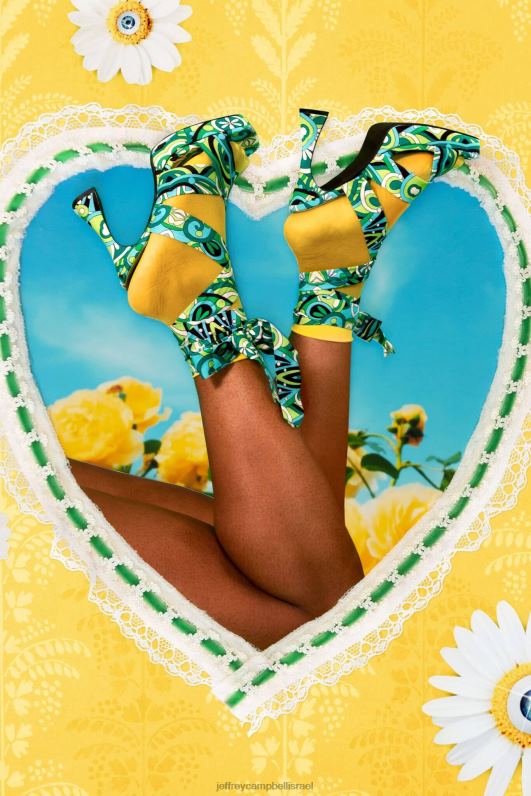 il Jeffrey Campbell מוּרכָּבוּת סנדל פלטפורמה נשים רב ירוק NN6N61030