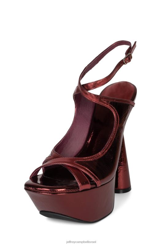 il Jeffrey Campbell אַטמוֹספֵרָה סנדל פלטפורמה נשים יין מתכתי NN6N61031