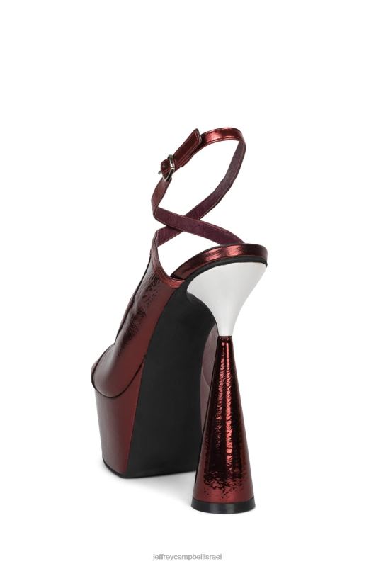 il Jeffrey Campbell אַטמוֹספֵרָה סנדל פלטפורמה נשים יין מתכתי NN6N61031