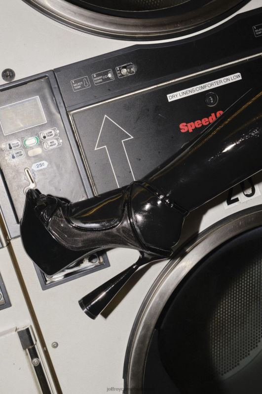 il Jeffrey Campbell אַטמוֹספֵרָה סנדל פלטפורמה נשים שחור פטנט שחור רשת NN6N61032