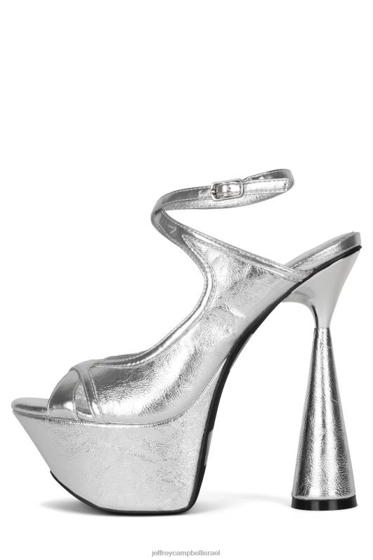 il Jeffrey Campbell אַטמוֹספֵרָה סנדל פלטפורמה נשים כסף מתכתי NN6N61033