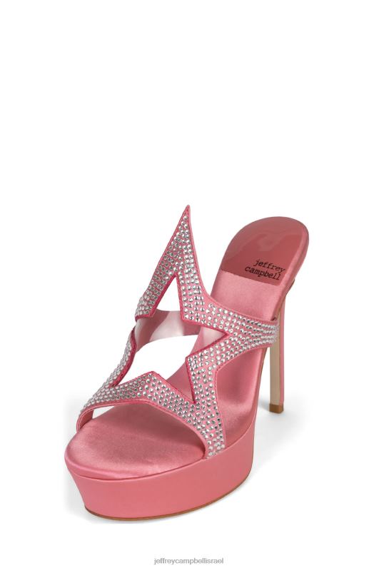 il Jeffrey Campbell תהילה סנדל פלטפורמה נשים כסף סאטן ורוד NN6N61035
