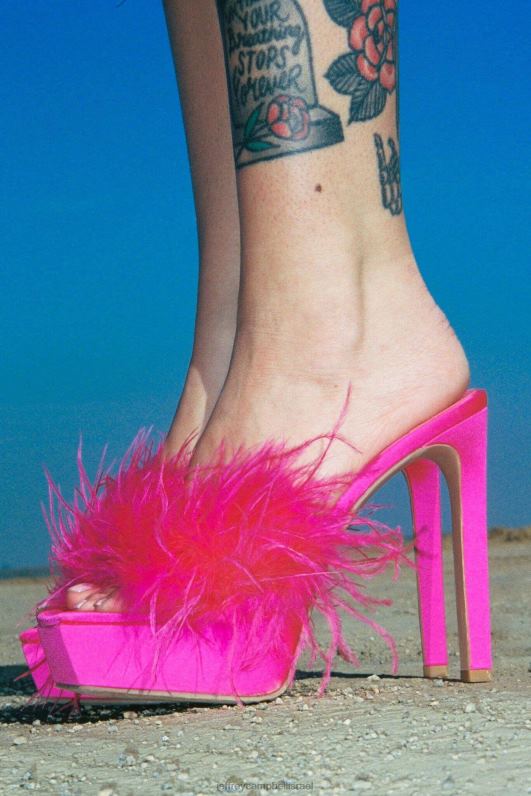 il Jeffrey Campbell להתאהב סנדל פלטפורמה נשים אדום סאטן אדום NN6N61045