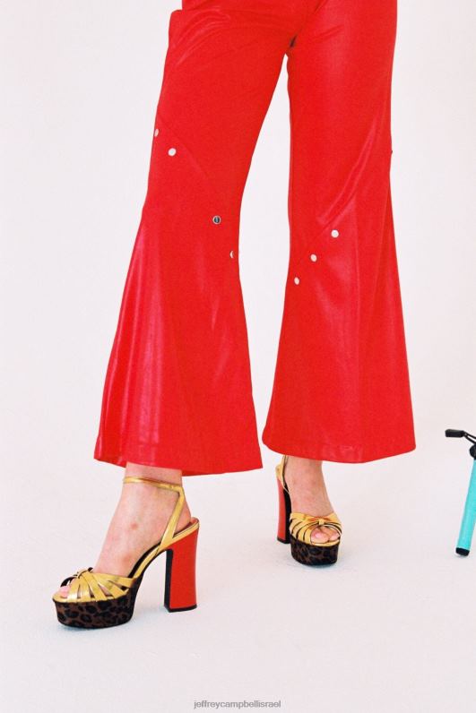 il Jeffrey Campbell רועש סנדל פלטפורמה נשים צ'יטה מולטי זהב NN6N61051