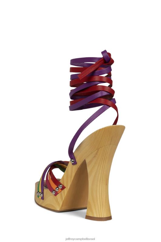 il Jeffrey Campbell סאקטות סנדל פלטפורמה נשים מולטי אדום NN6N61053