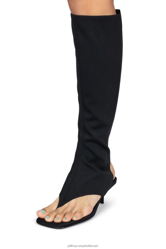 il Jeffrey Campbell אֵמוּן סנדל עם עקבים נשים ניאופרן שחור NN6N6107