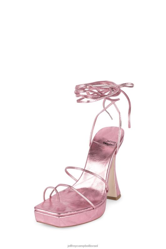 il Jeffrey Campbell פרימדונה סנדל פלטפורמה נשים ורוד מתכתי NN6N61083