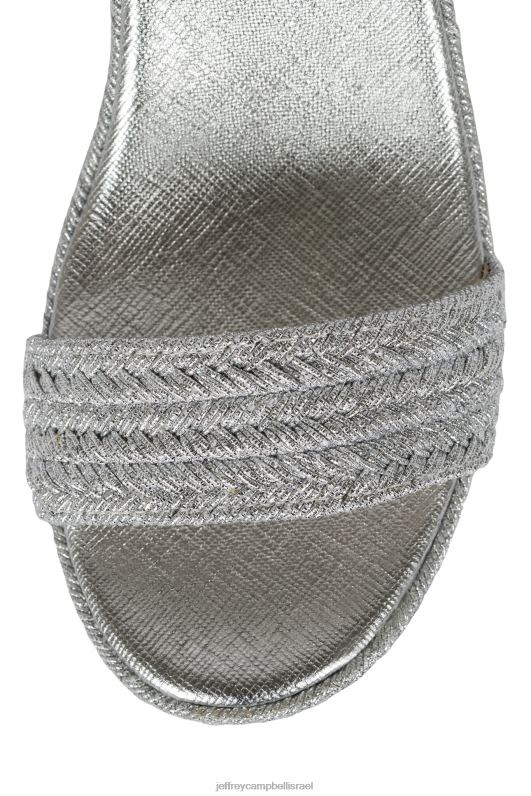 il Jeffrey Campbell אסוטו סנדל פלטפורמה נשים כסף NN6N61107