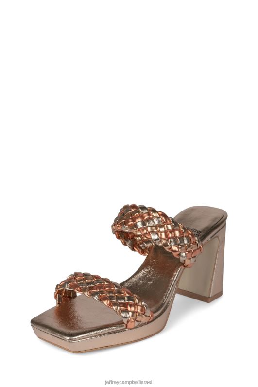 il Jeffrey Campbell מַעֲדָן סנדל פלטפורמה נשים שילוב של רוזגולד NN6N61111