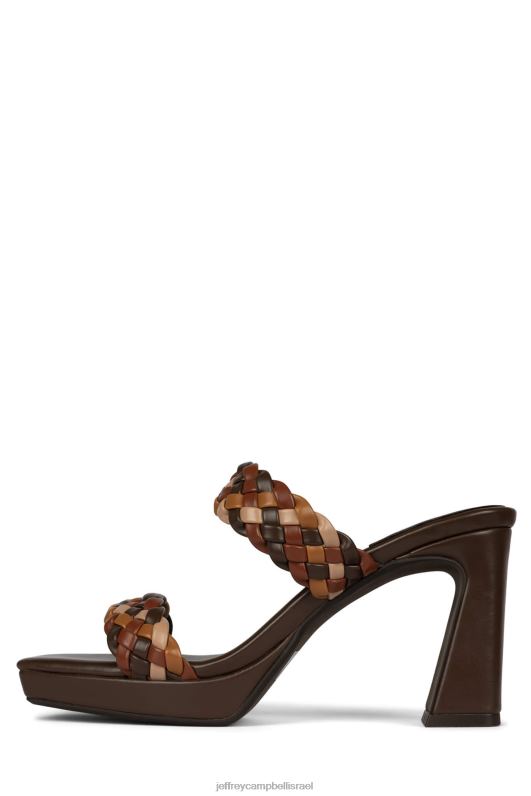 il Jeffrey Campbell מַעֲדָן סנדל פלטפורמה נשים שילוב חום NN6N61112