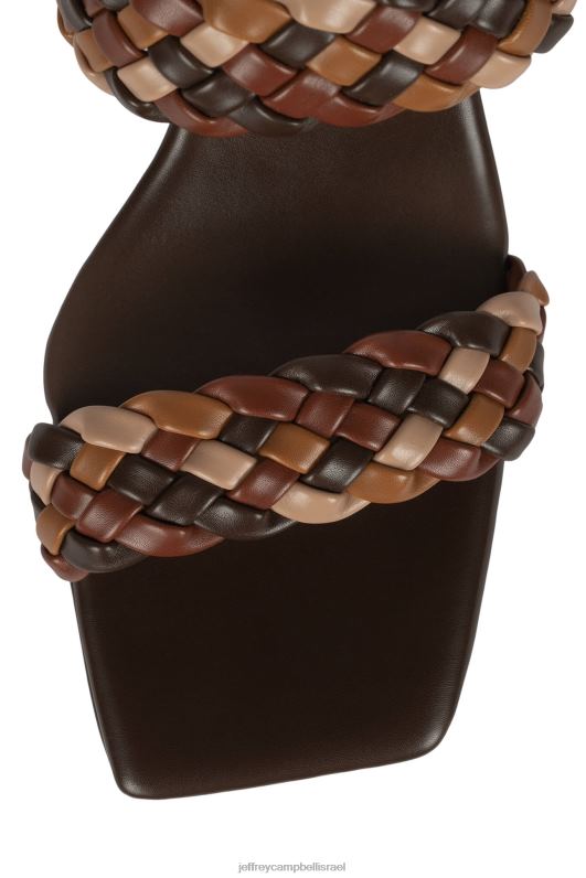 il Jeffrey Campbell מַעֲדָן סנדל פלטפורמה נשים שילוב חום NN6N61112