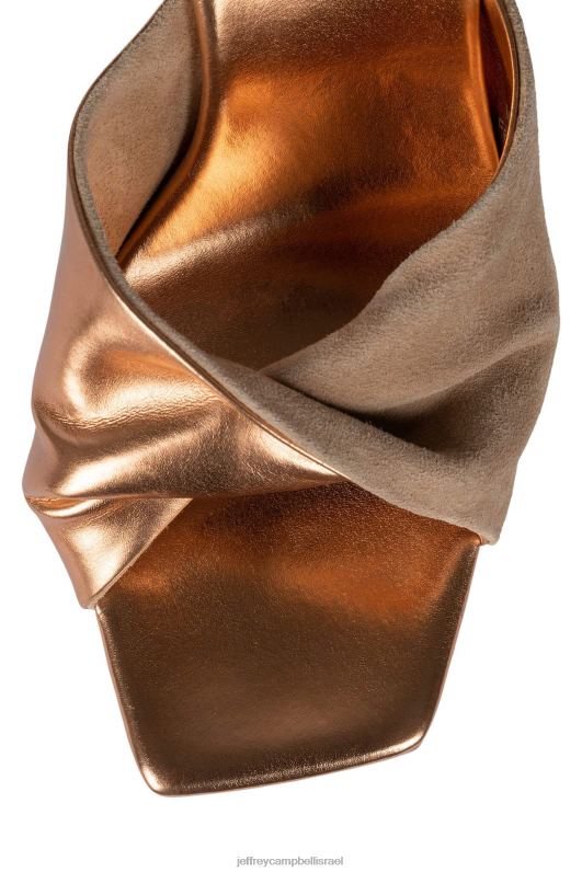 il Jeffrey Campbell הולי מוזר סנדל פלטפורמה נשים זמש טבעי בצבע רוז גולד NN6N61123