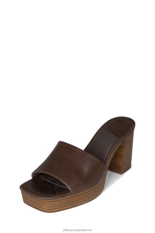 il Jeffrey Campbell טרסור סנדל פלטפורמה נשים מחסנית טבעית בצבע חום NN6N61126