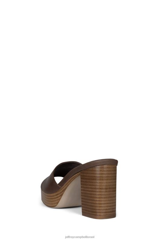 il Jeffrey Campbell טרסור סנדל פלטפורמה נשים מחסנית טבעית בצבע חום NN6N61126