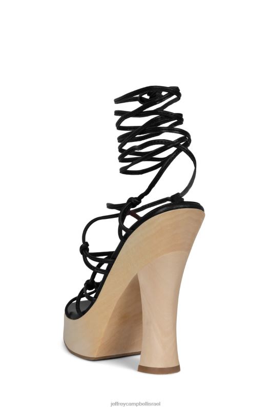 il Jeffrey Campbell דאון סנדל פלטפורמה נשים שחור טבעי NN6N61134