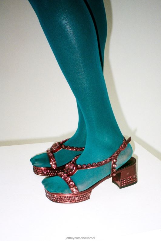 il Jeffrey Campbell עָשִׁיר סנדל פלטפורמה נשים יין יין מתכתי NN6N61152