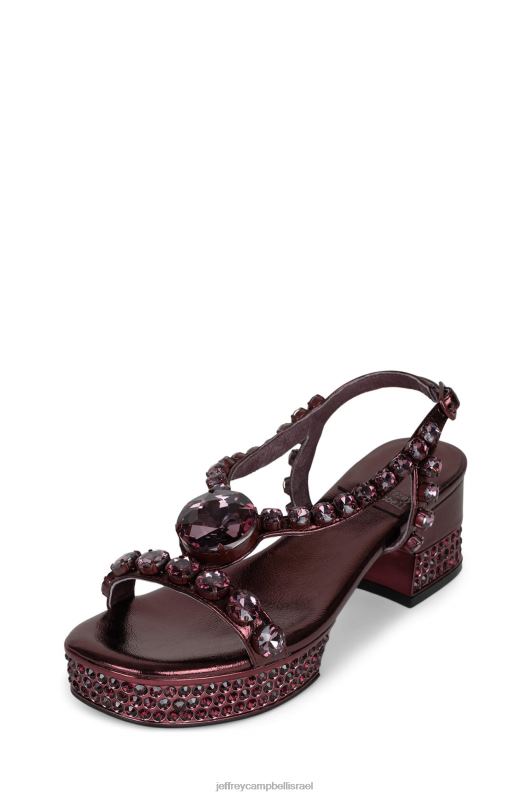 il Jeffrey Campbell עָשִׁיר סנדל פלטפורמה נשים יין יין מתכתי NN6N61152